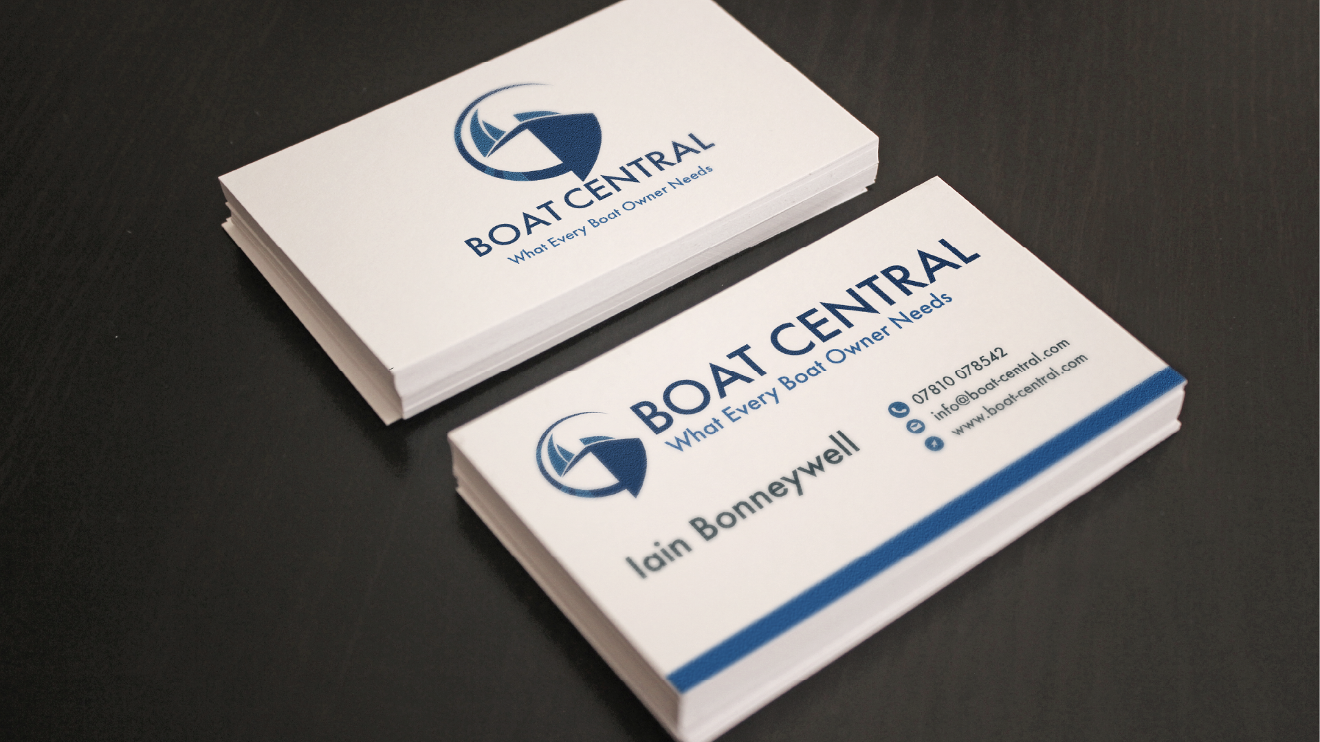 Boat Marketing Agency Business Cards
